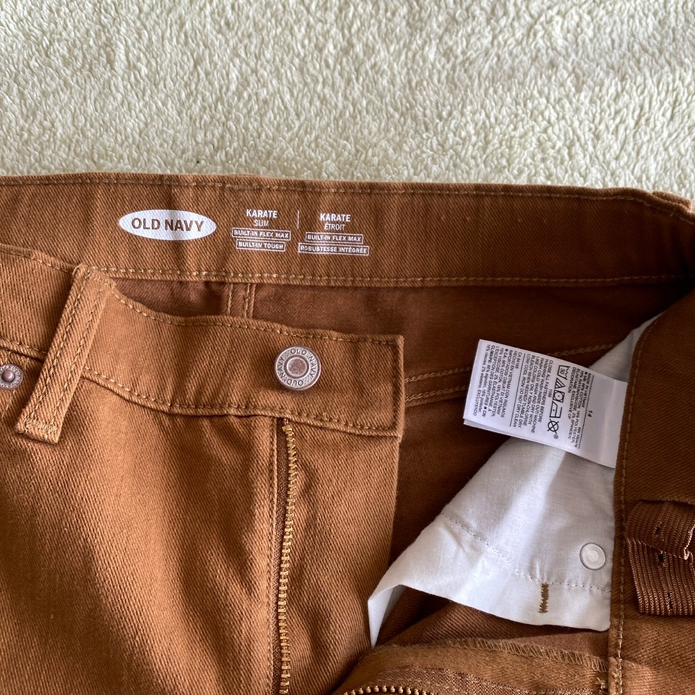 New, no tag, stretchy jeans for boys 12-14 years